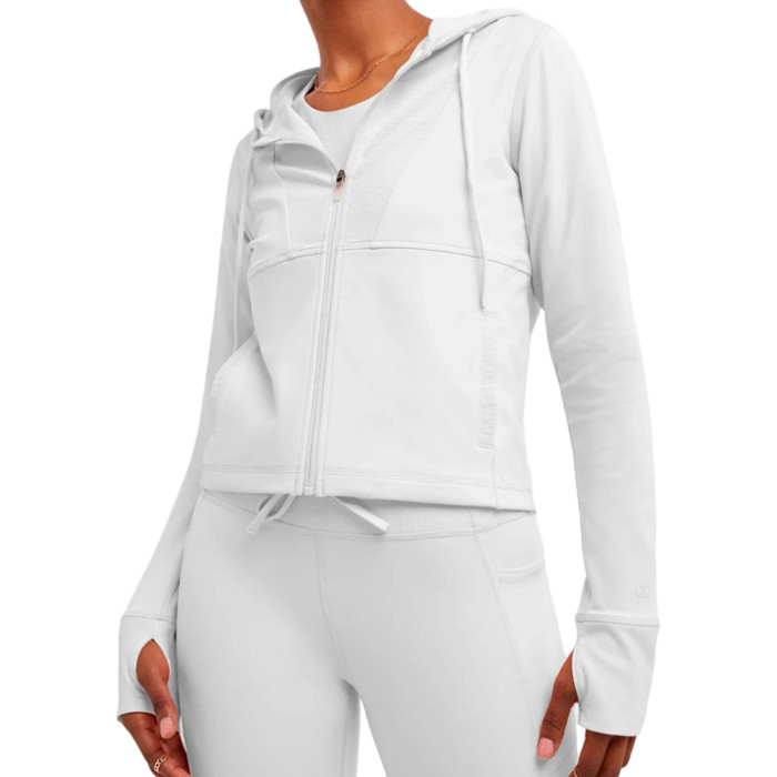 SOFT TOUCH ZIP-UP HOODEDJACKET