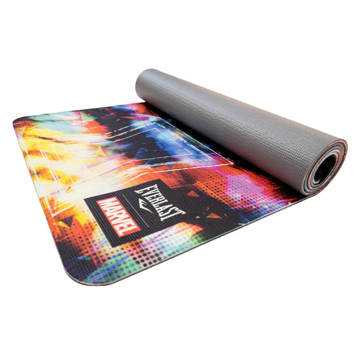 5MM PVC EXERCISE MAT BLACK WIDOW