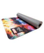 5MM PVC EXERCISE MAT BLACK WIDOW