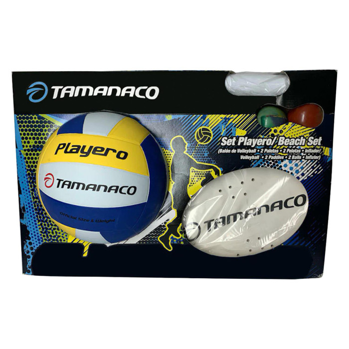 SET SPALVOL BALON, INFLADOR, PADDLE Y PELOTAS