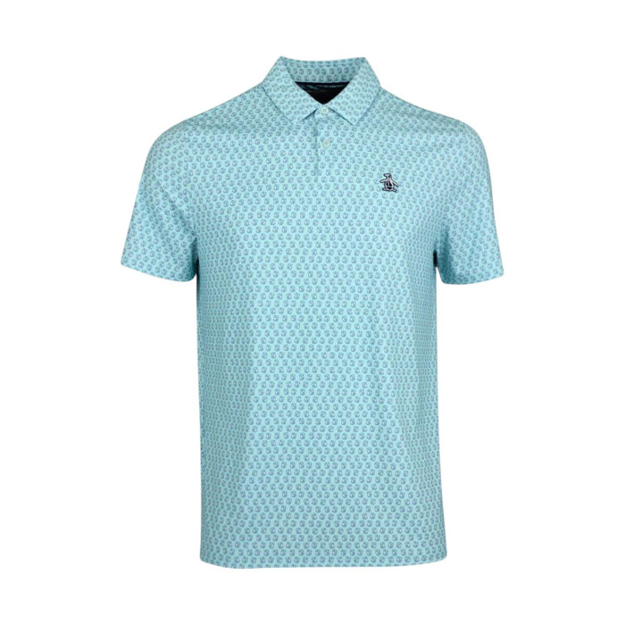 OLD FASHIONED PRINT GOLF POLO