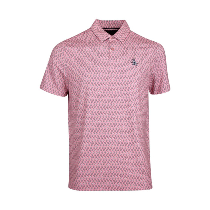 OLD FASHIONED PRINT GOLF POLO