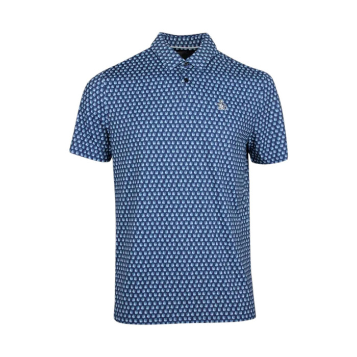 OLD FASHIONED PRINT GOLF POLO