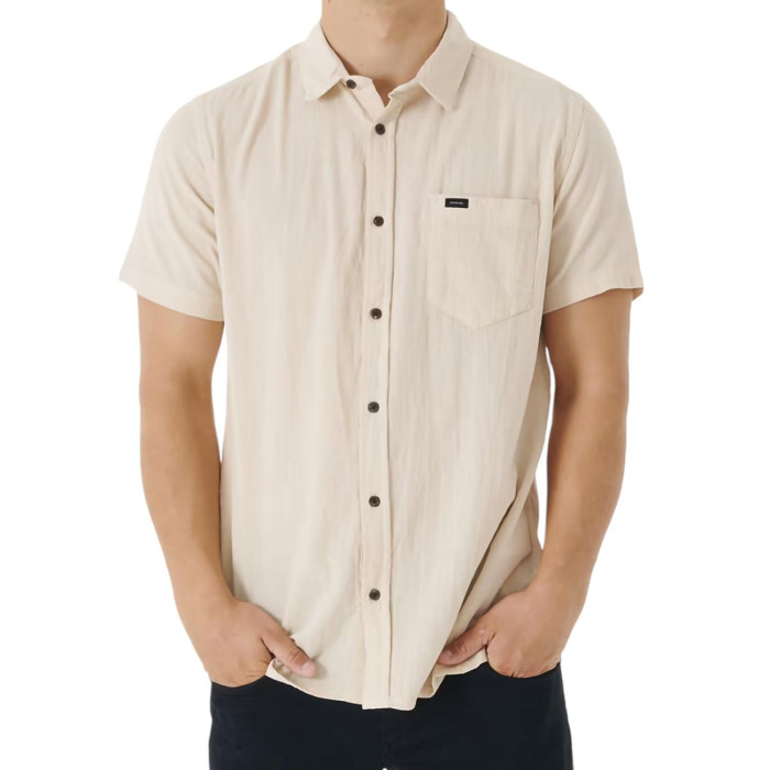 WASHED S/S SHIRT BONE